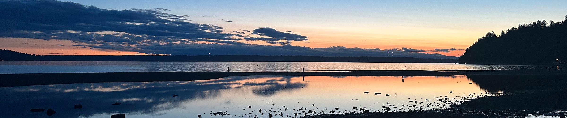 Marina, Ocean, Sunset